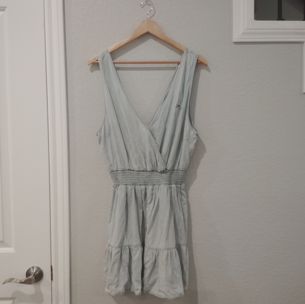 Tommy Hilfiger Criss-Cross Ruffel Dress